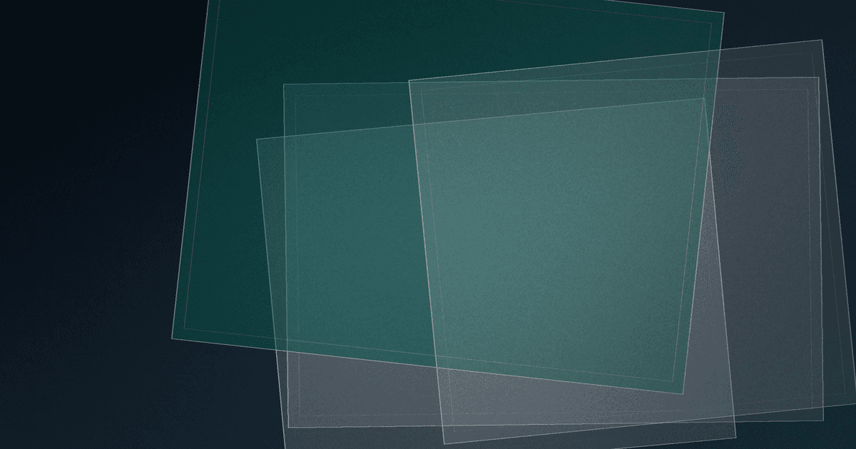 Abstract cover artwork for GlazingPost — Residential Windows